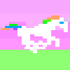 play Retro Unicorn Attack