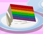 Love Rainbow Cake