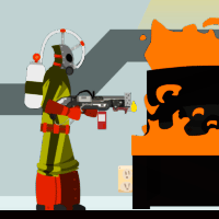 play Captain Flamethrower