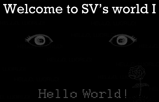 play Welcome To Sv'S World I