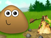 play Pou Camp Fire