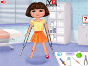 play Dora Foot Doctor!