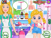 play Barbie Baby Allergy