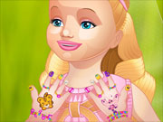 play Baby Barbie Manicure