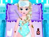 play Baby Elsa Skating Accident