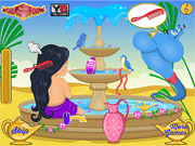 play Baby Jasmine Genie Spa!