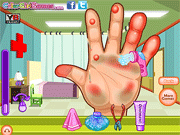 play Dora Hand Doctor Caring