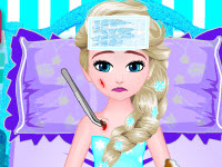 play Baby Elsa Skating Accident