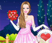 Barbie Vintage Bride Dress Up game