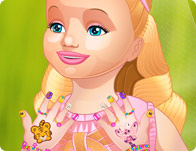 play Baby Barbie Great Manicure