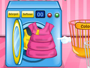 play Baby Barbie Laundry Day