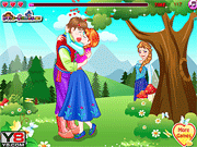 play Anna And Kristoff True Love Kiss