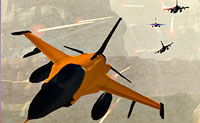 Orange Jet Fighter 3D