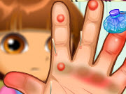 play Dora Hand Doctor