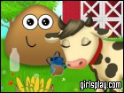 play Pou At The Farm