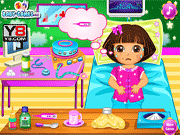 play Dora Disease Doctor Care