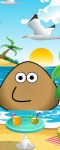 play Pou At The Beach