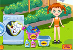 play Clumsy Chef Laundry