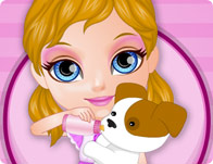 play Baby Barbie Adopts A Pet