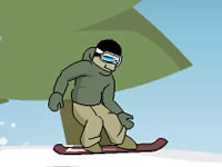 play  Downhill Snowboard 2