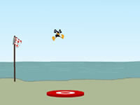play Daffy Skydiving