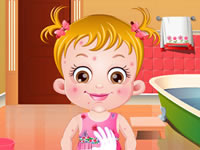 play  Baby Hazel Skin Trouble