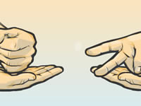 play  Rock Paper Size