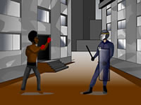 play  French Street Fighter