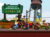 play Simpsons Family Race
