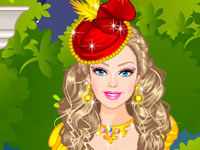 play Barbie'S Castle Dress Up