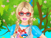 play Barbie Park Ride Dress Up