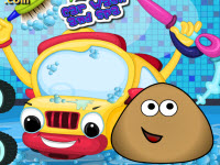 play Pou Car Wash