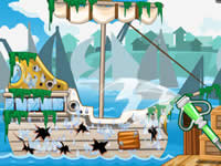 play Teen Pirate Ship Wash