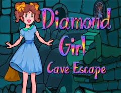 play Diamond Girl Cave Escape