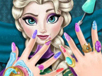 play Elsa Nails Spa