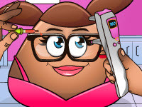 play Pou Girl Eye Doctor