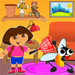 play Dora Fly Hitter