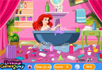 play Princess Ariel Bathroom Cleaning