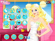 play Barbie Wedding Prep Makeover