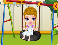 play Baby Barbie Playtime Accident