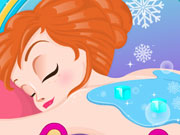 play Annas Frozen Spa Kissing