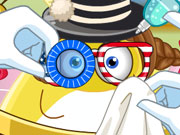 play Pou Eye Doctor Kissing