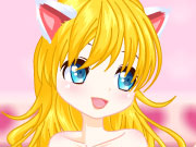 play Cat Girl Kissing