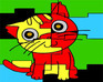 play Cat Puzzle Coloring