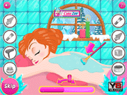 play Anna'S Frozen Spa