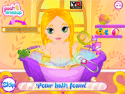 play Rapunzel Baby Shower
