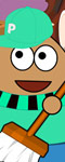 play Pou Classroom Clean