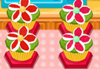 play Floral Cupcakes