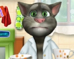 Talking Tom Washing Dishes