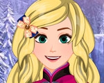 play Frozen Anna Waterfall Braids